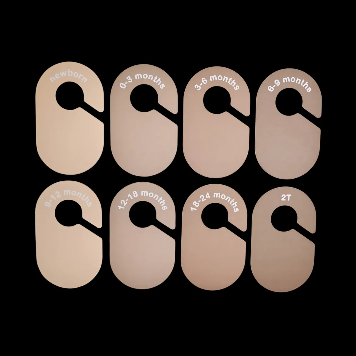 8 Piece Closet Dividers