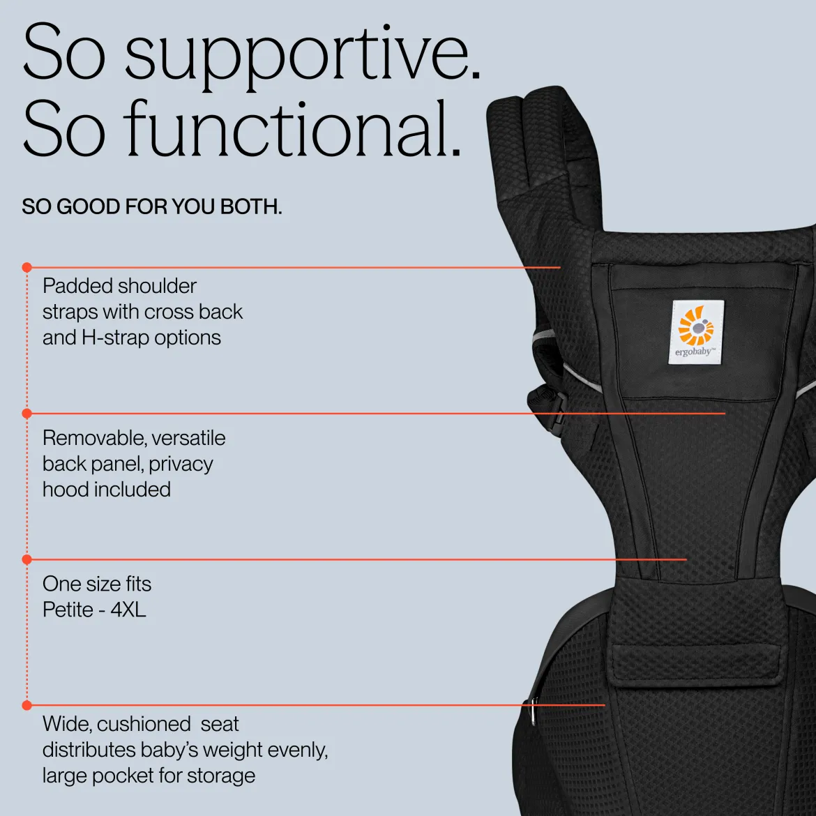 Alta Hip Seat Carrier