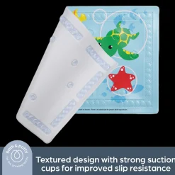 Anti-Slip Bath Mat with Too Hot Indicator