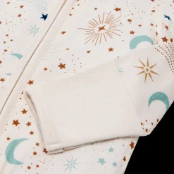 Bamboo Viscose Printed 2-Way Zip Footie