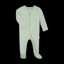 Bamboo Viscose Solid 2-Way Zip Footie