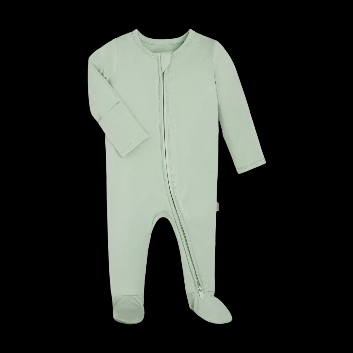 Bamboo Viscose Solid 2-Way Zip Footie