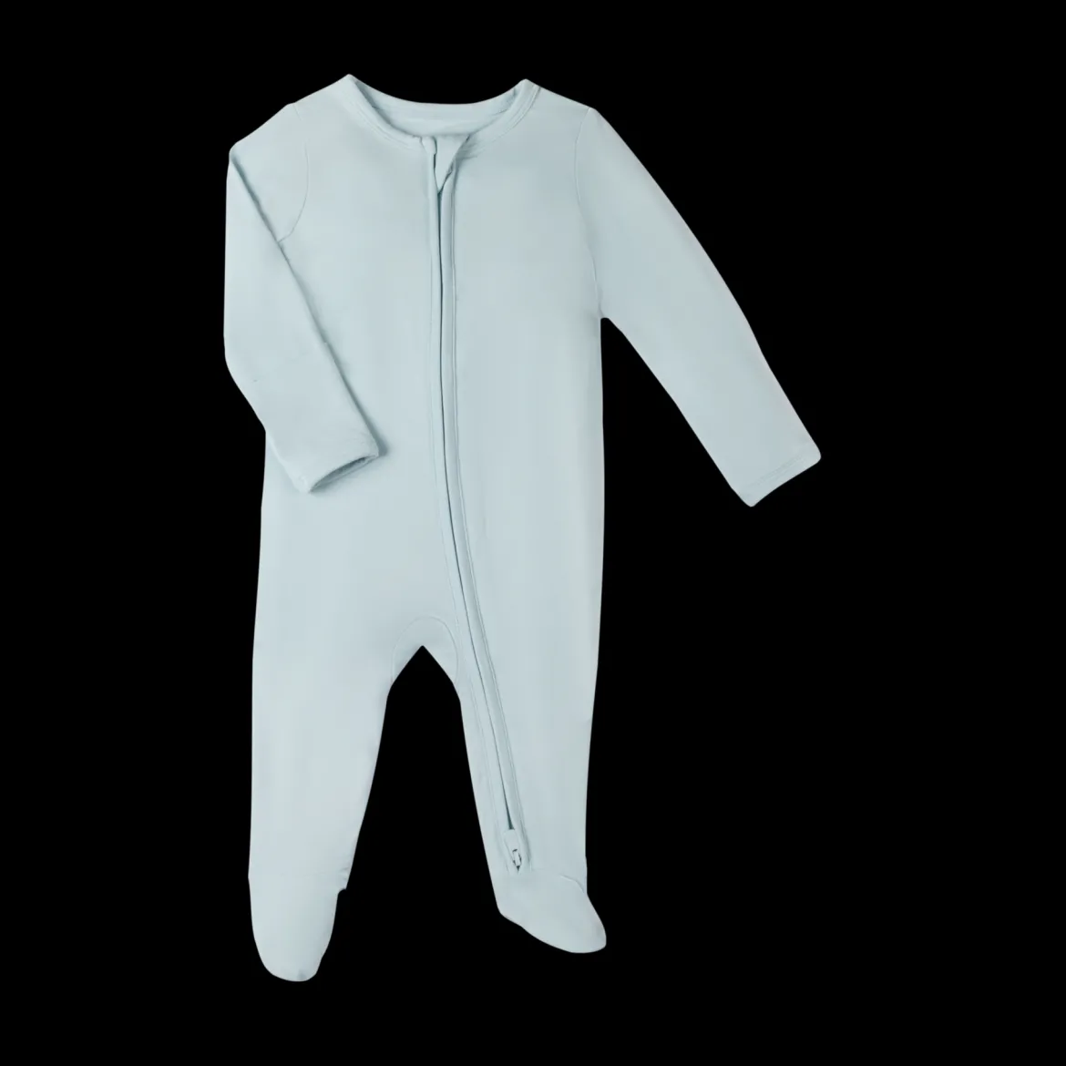 Bamboo Viscose Solid 2-Way Zip Footie