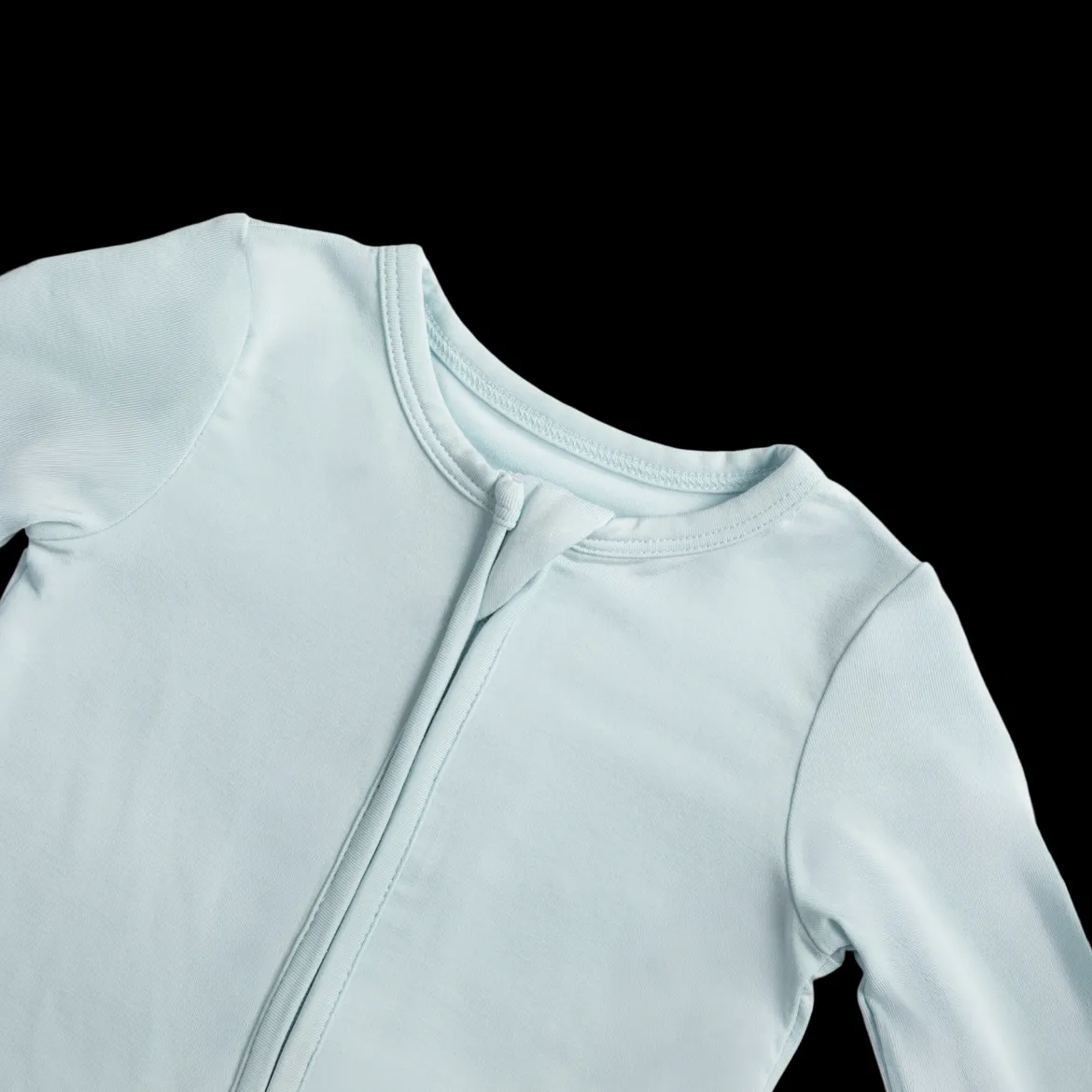Bamboo Viscose Solid 2-Way Zip Footie