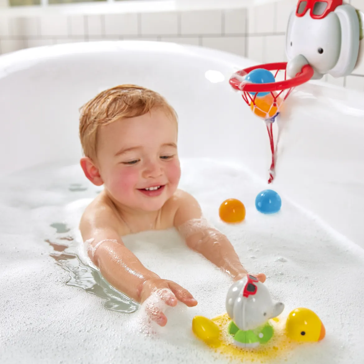 Bath Time Basketball Elephant Pal