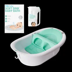 Bath Tub + Soft Sink Insert + Rinse Cup Bundle