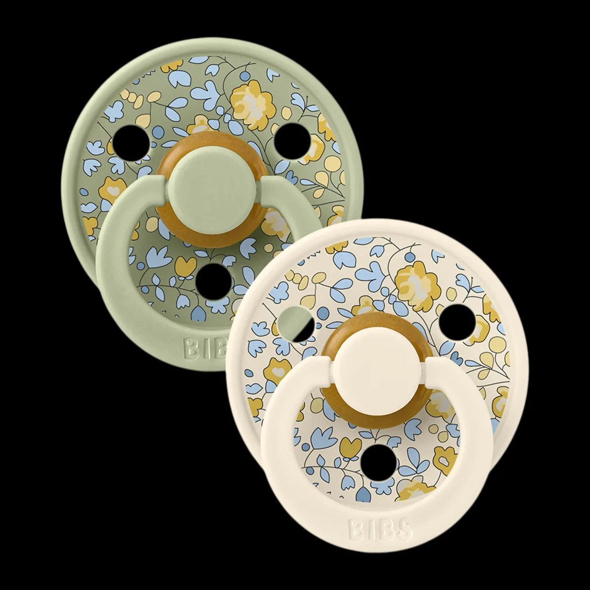 BIBS x LIBERTY Colour Natural Rubber Pacificier (2-pack)