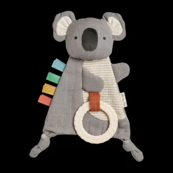 Bitzy Crinkle Sensory Crinkle Toy with Teether