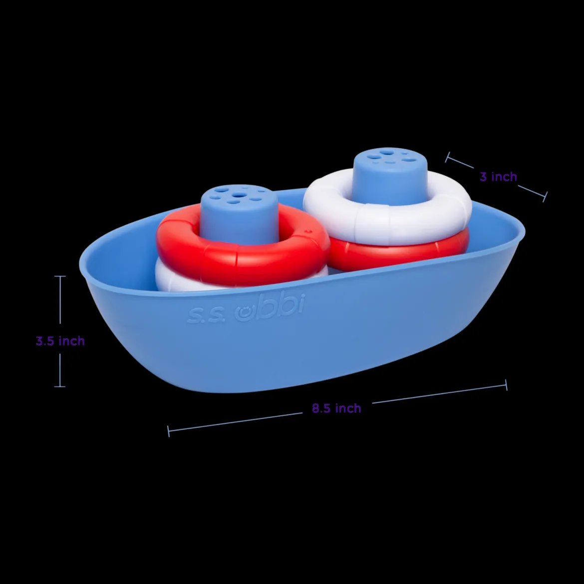 Boat and Buoys Bath Toy