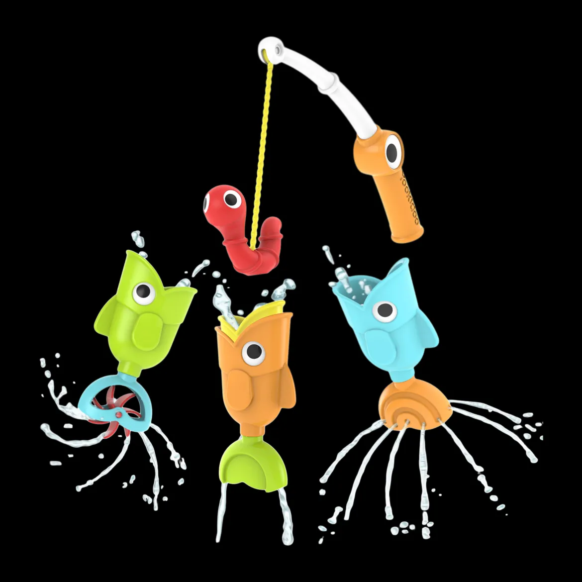 Catch 'N' Sprinkle Fishing Set Bath Toy