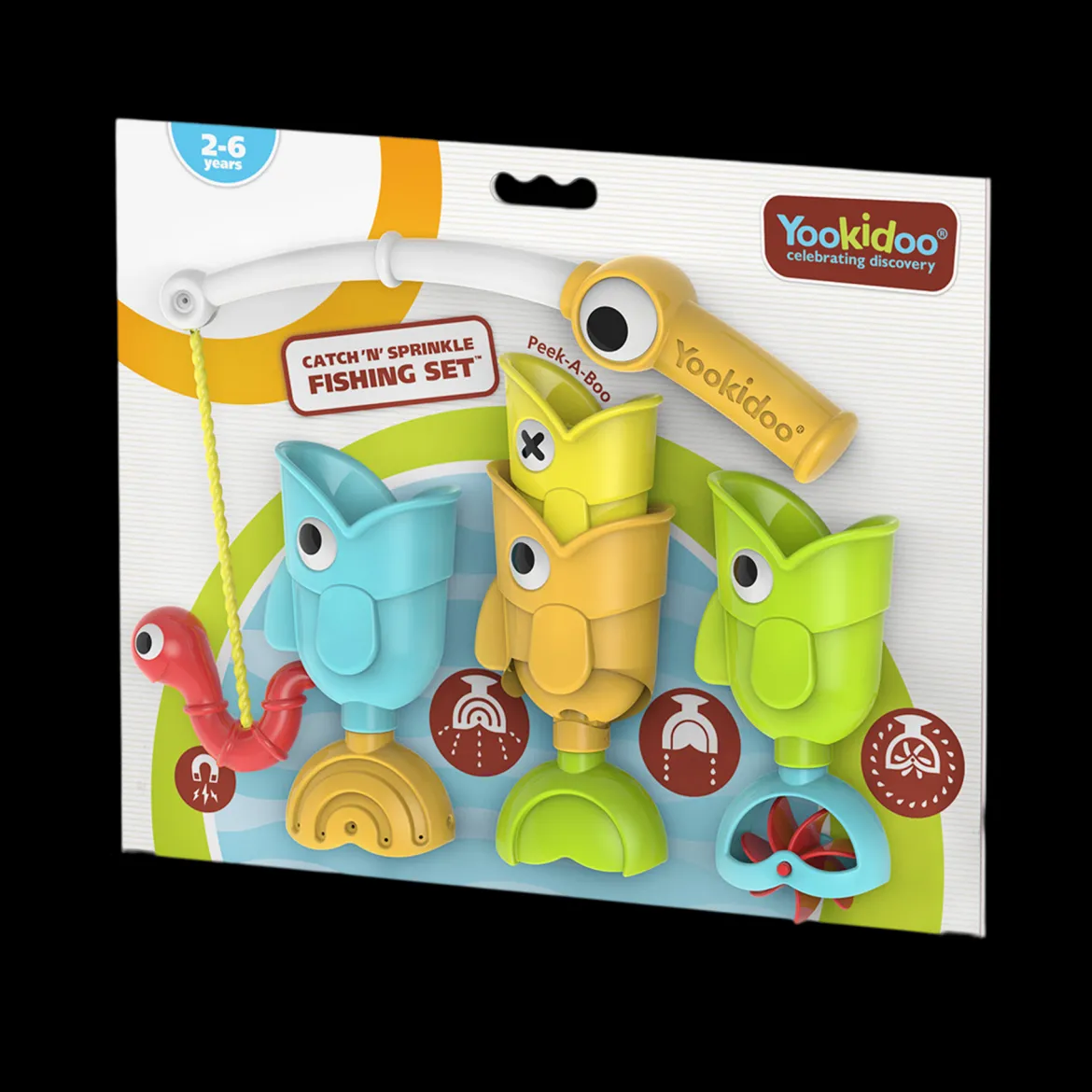Catch 'N' Sprinkle Fishing Set Bath Toy