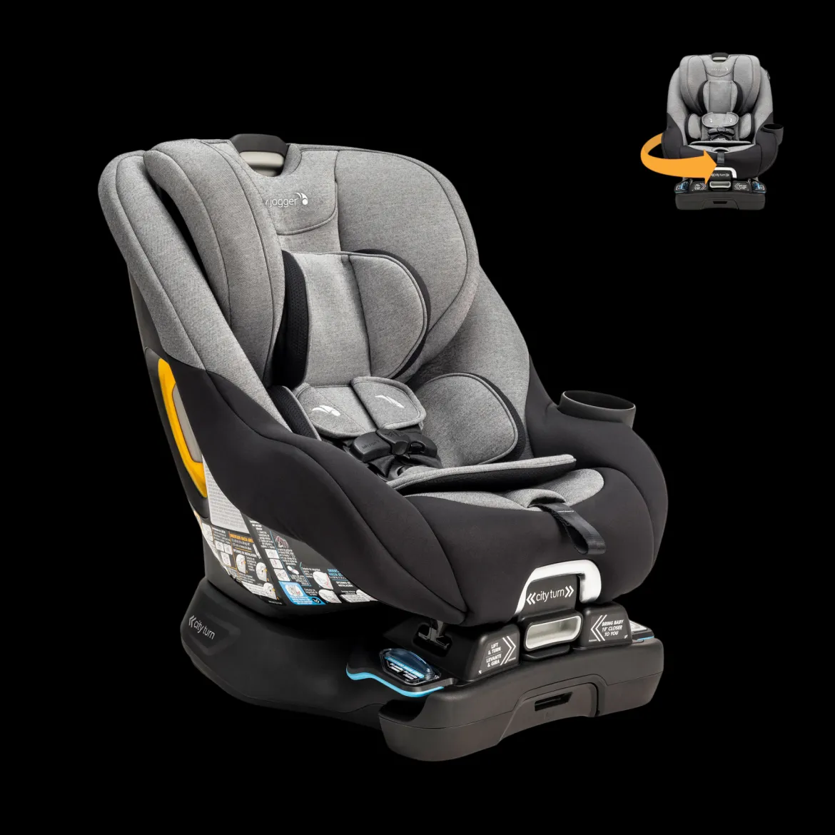 City Turn Rotating Convertible Car Seat