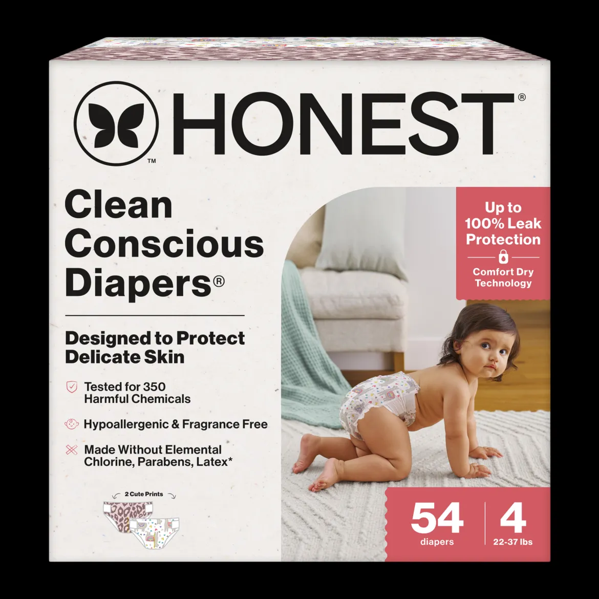 Clean Conscious Disposable Diapers Size 3-5