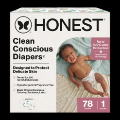 Clean Conscious Disposable Diapers Newborn-Size 2