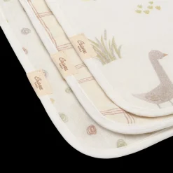Cotton Muslin and Terry Burp Cloth Set (3 Pack)