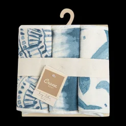 Cotton Muslin and Terry Burp Cloth Set (3 Pack)