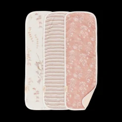 Cotton Muslin Baby Burp Cloth Set (3 Pack)
