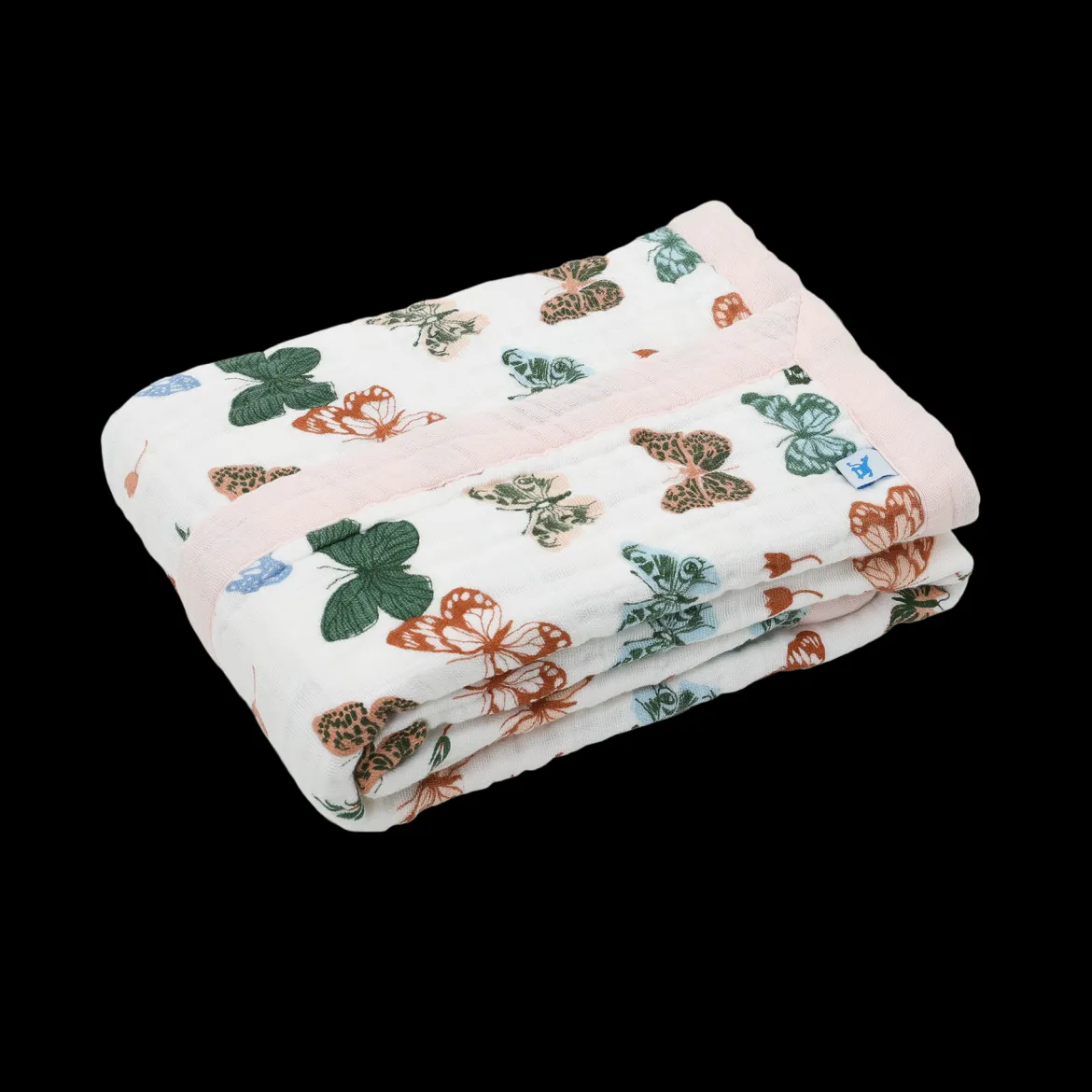 Cotton Muslin Baby Receiving Quilt