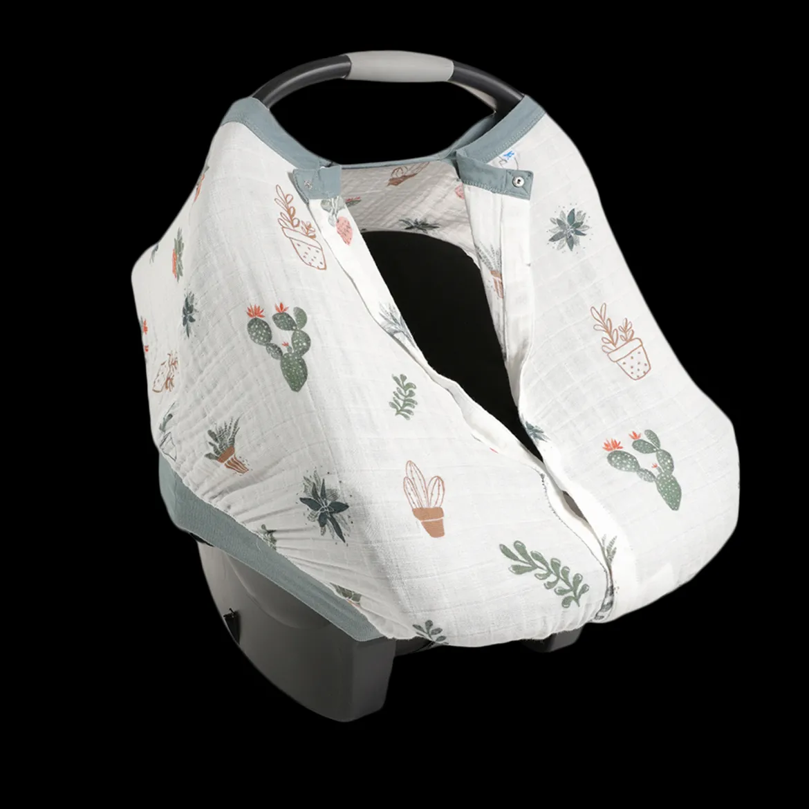 Cotton Muslin Car Seat Canopy