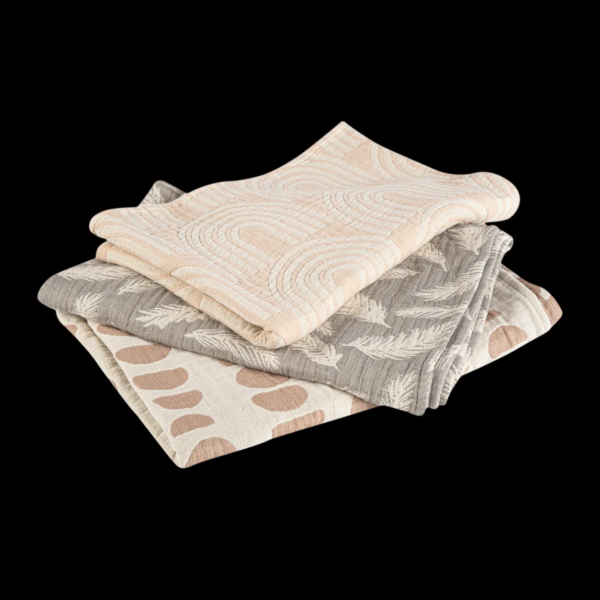 Cotton Muslin Jacquard Blanket