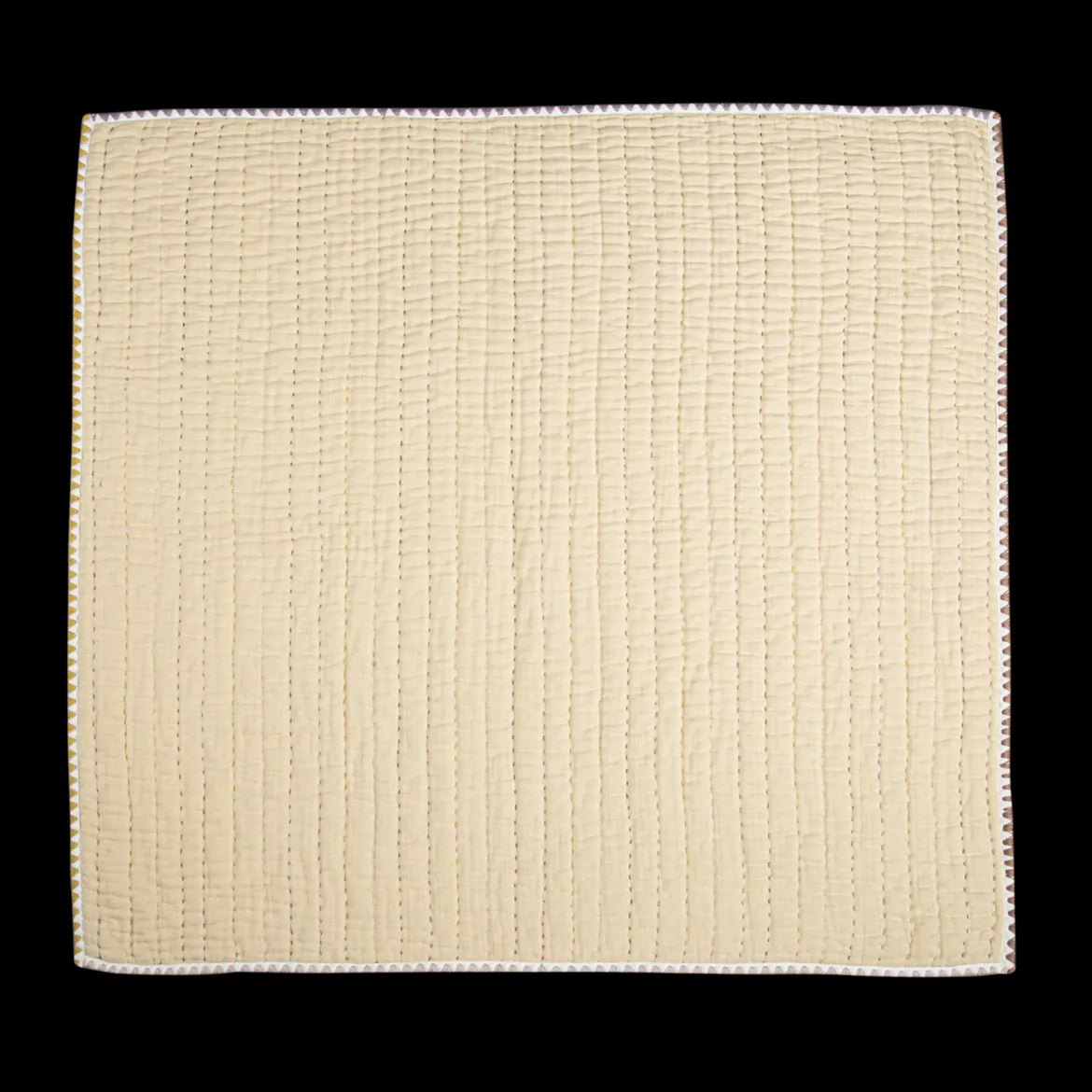 Cotton Muslin Kantha Baby Quilt