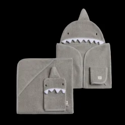 Cozy Critter Organic Cotton Bath Time 4-Piece Set