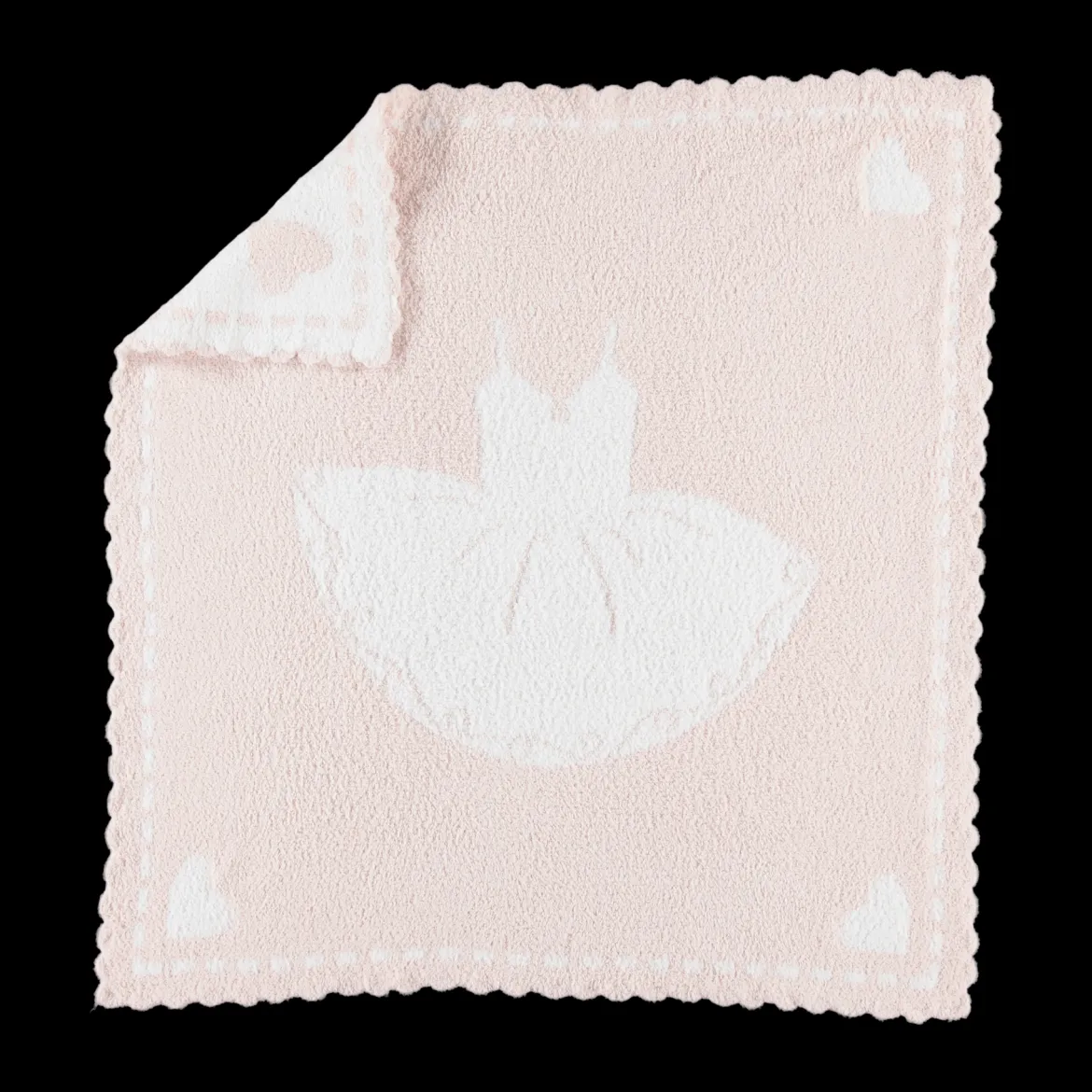 CozyChic Scalloped Receiving Blanket