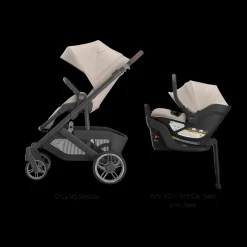 Cruz V3 Stroller & Aria V2 Infant Car Seat Travel System