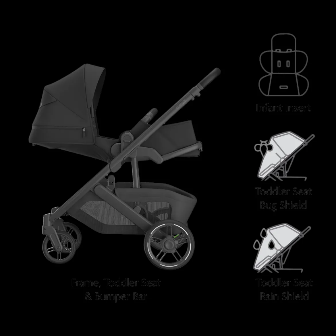 Cruz V3 Stroller & Mesa V3 Infant Car Seat Travel System