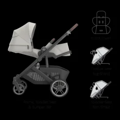 Cruz V3 Stroller & Mesa V3 Infant Car Seat Travel System