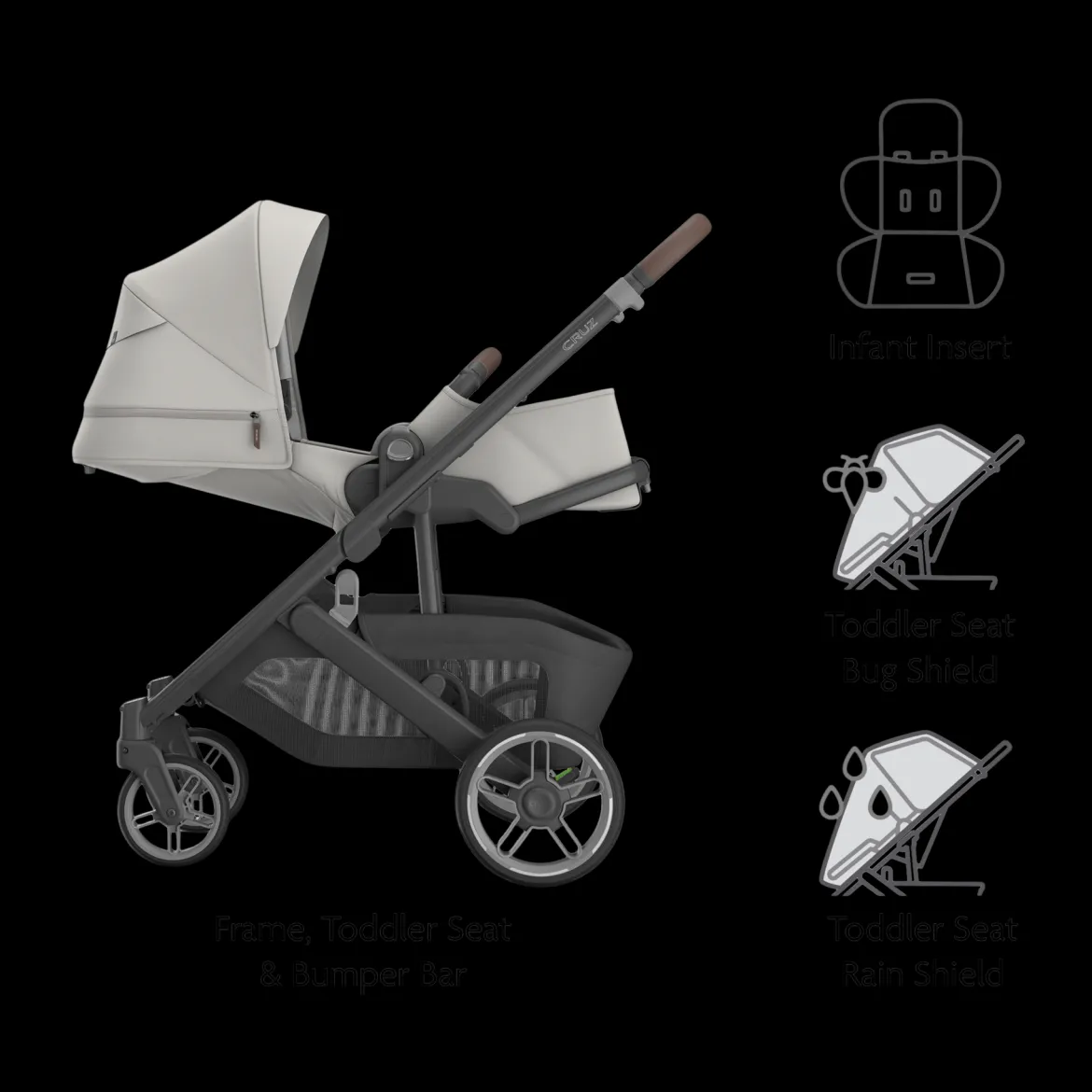 Cruz V3 Stroller & Mesa V3 Infant Car Seat Travel System