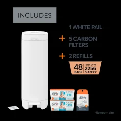 Deluxe Diaper Pail Gift Set