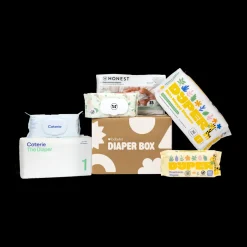Diaper Box - 104 Diapers & 172 Wipes