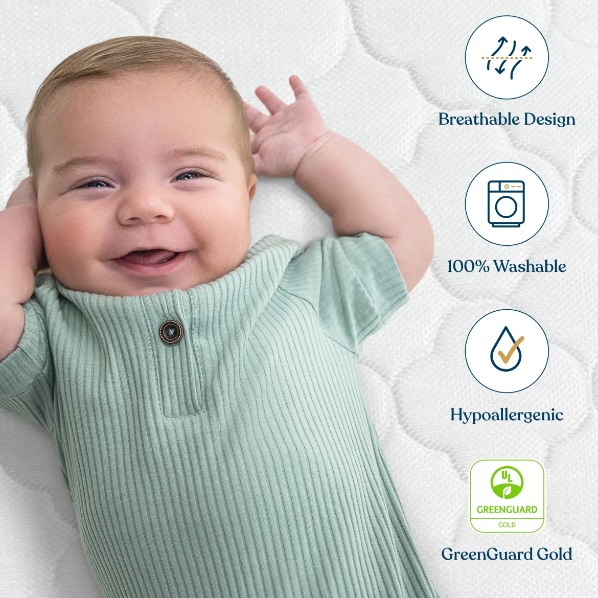 Dreamweave Breathable Crib Mattress