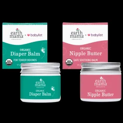 Earth Mama x Babylist Diaper Balm & Nipple Butter Bundle