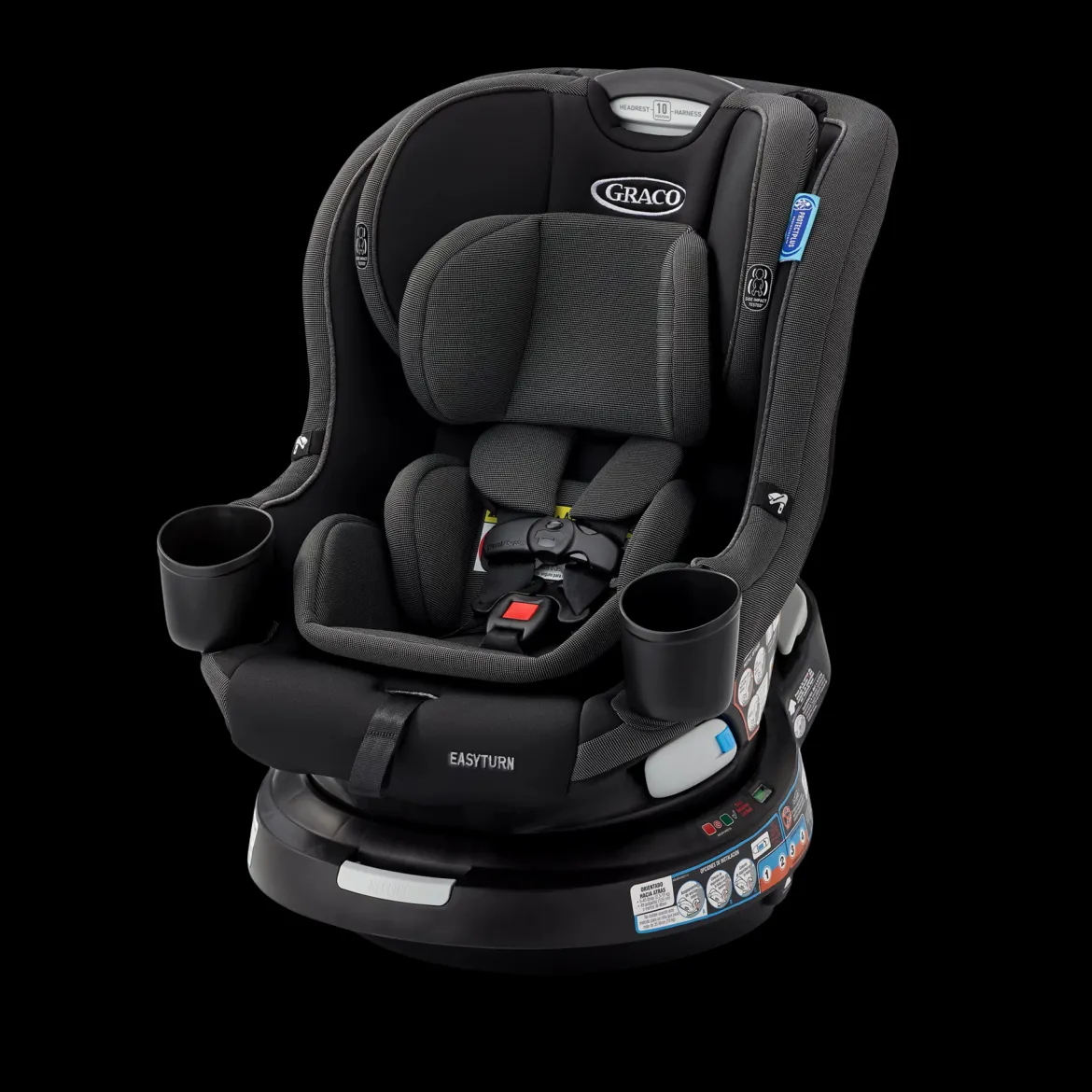 EasyTurn 360 2-in-1 Rotating Convertible Car Seat