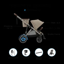 eGazelle S Electronic Assist Stroller
