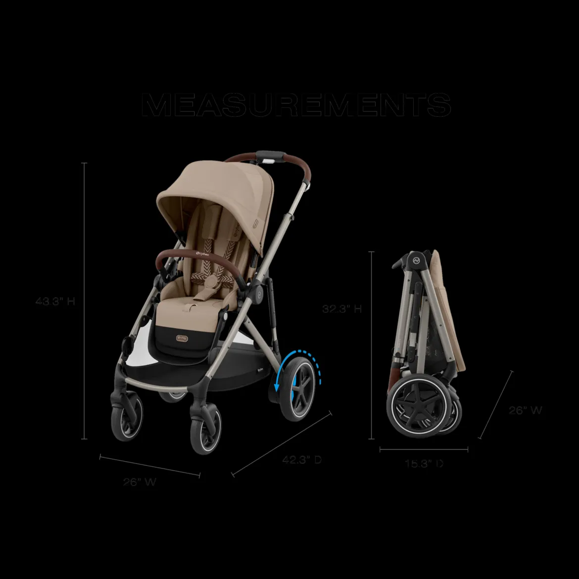 eGazelle S Stroller + Cloud G Pro Travel System