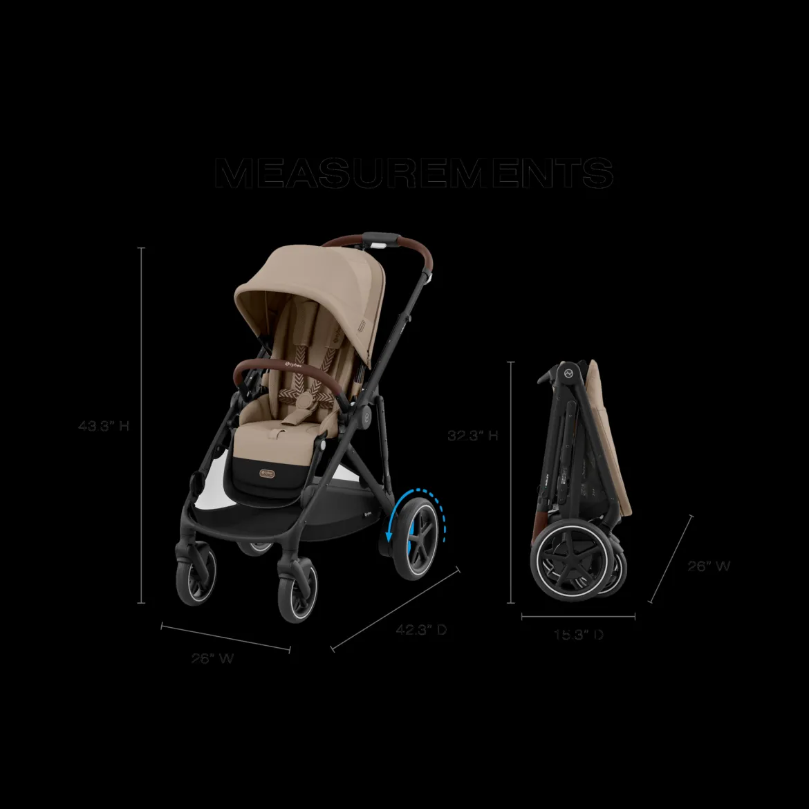 eGazelle S Stroller + Cloud G Pro Travel System