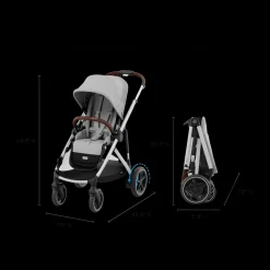 eGazelle S Stroller + Cloud G Pro Travel System
