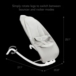 Electric Digital Touch Display & Soothing Sounds Bouncer and Rocker