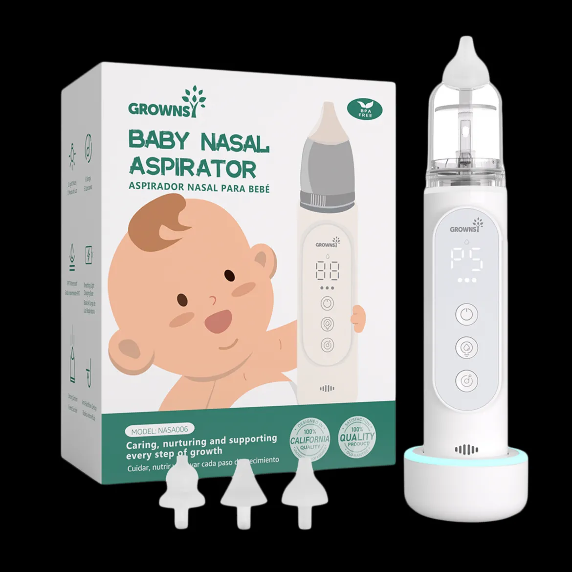 Electric Nasal Aspirator with 5 Suction Levels
