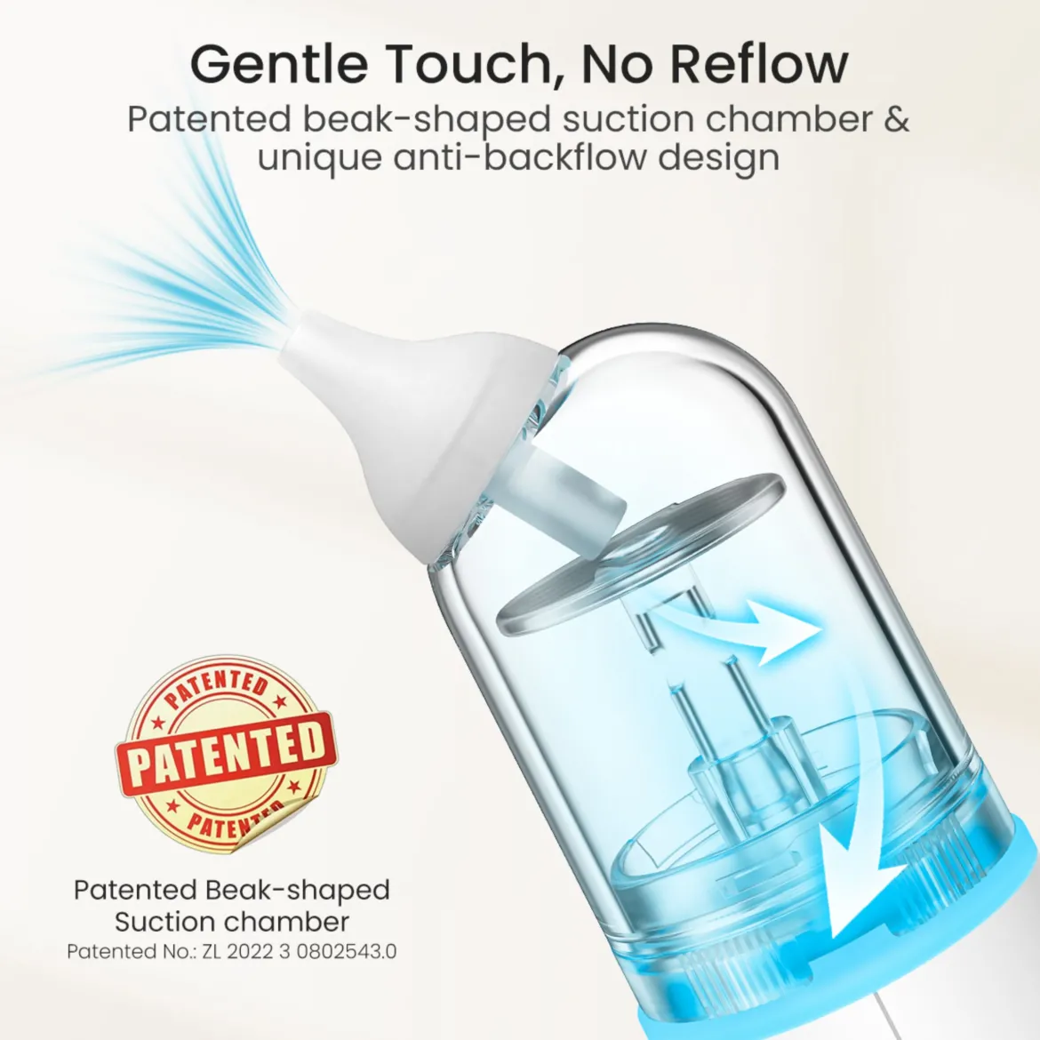 Electric Nasal Aspirator with 5 Suction Levels