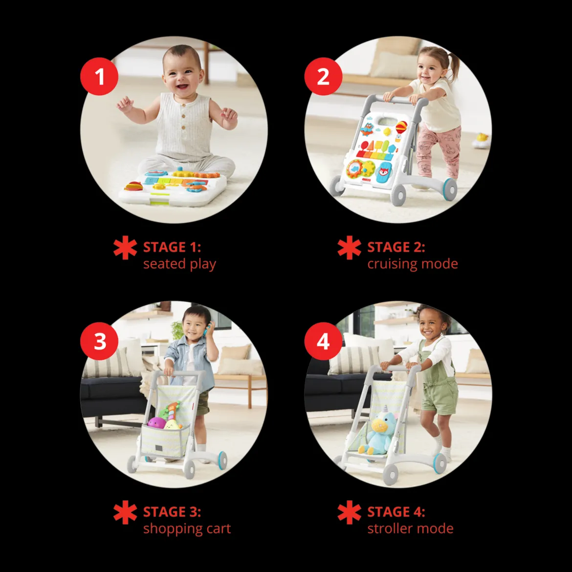 Explore & More 4-in-1 Toy Walker