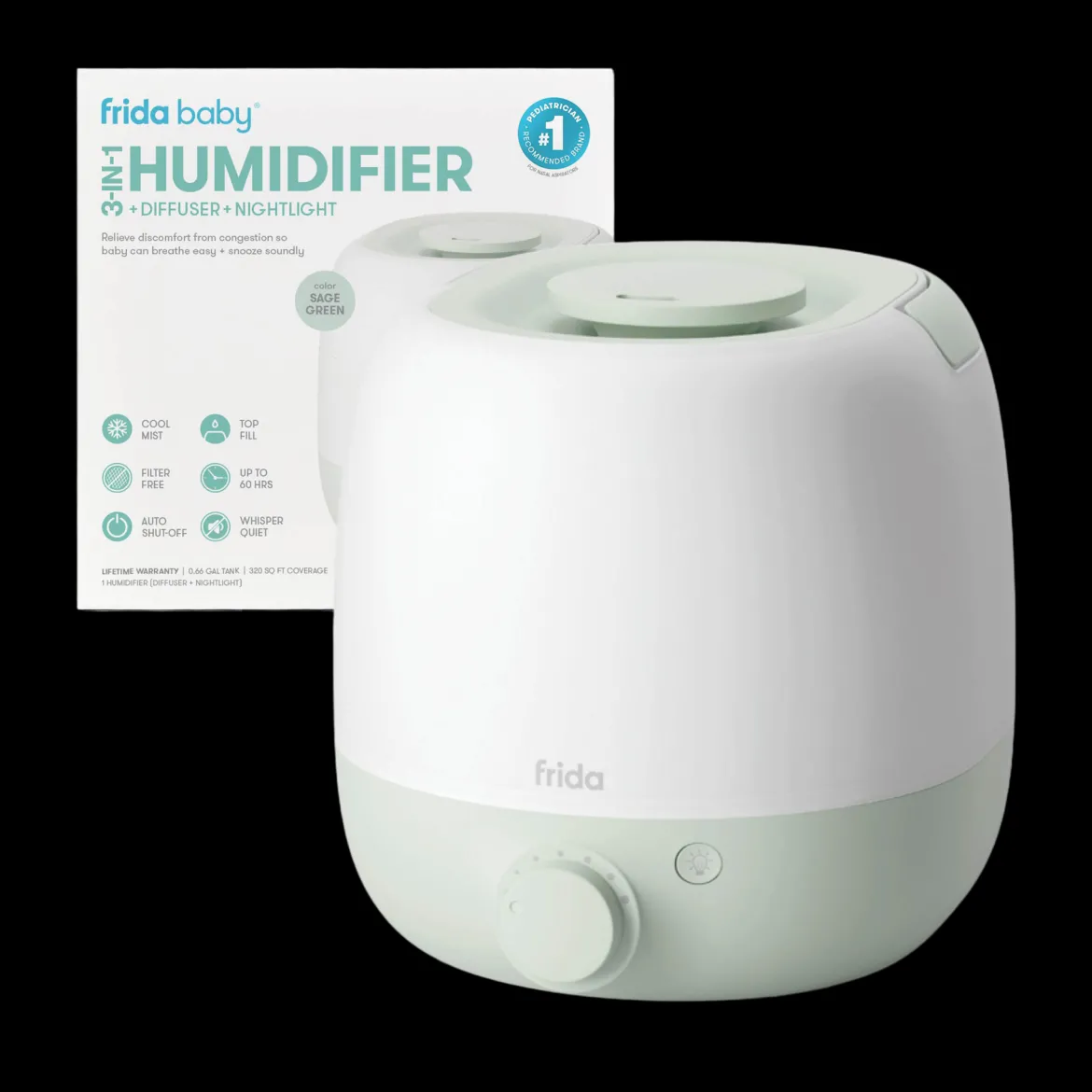 Frida Baby x Babylist 3-in-1 Humidifier, Diffuser & Nightlight
