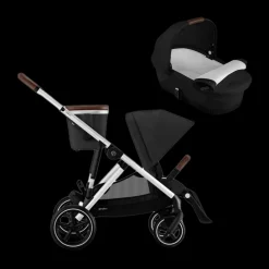 Gazelle S Single to Double Stroller + Cot Bundle