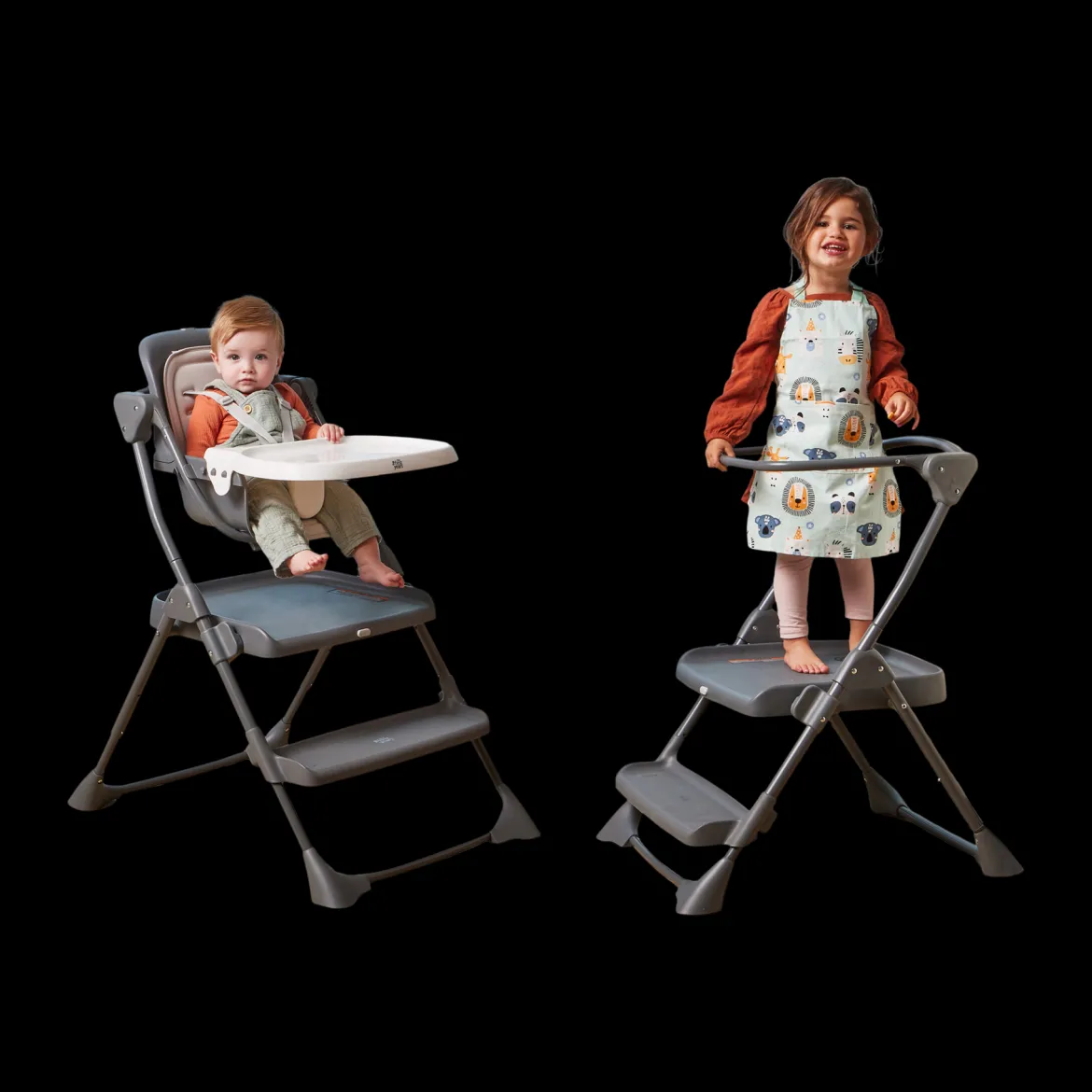 Happy Heights High Chair & Toddler Tower