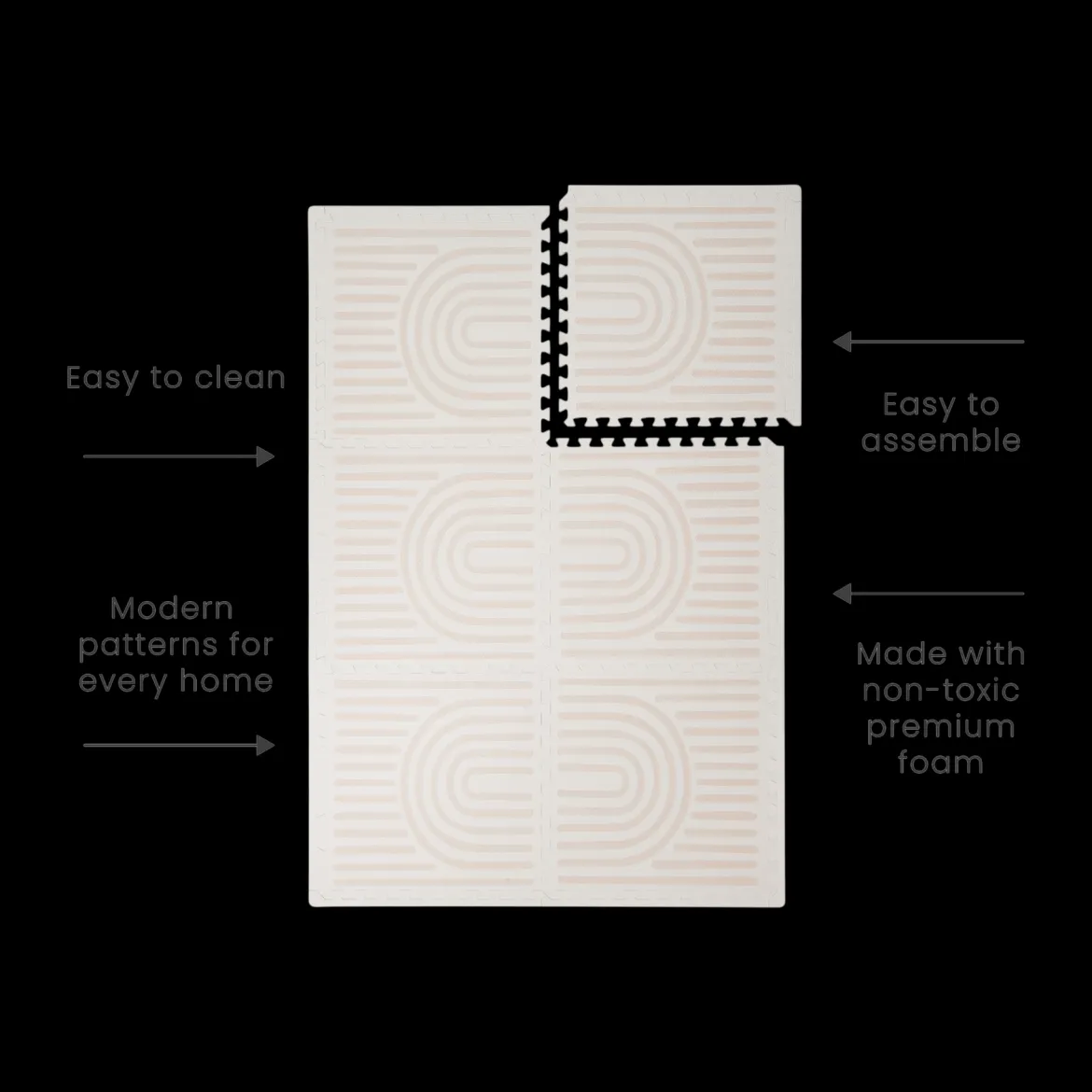 Haven Foam Play Mat | Linear Collection