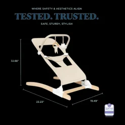 Heirloom Aspen Organic Wooden Bouncer