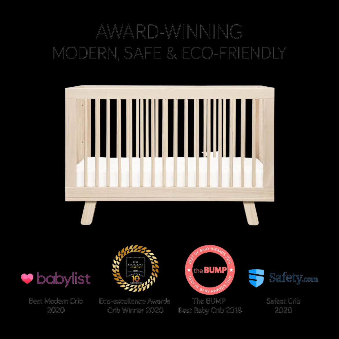 Hudson Crib & Organic Mattress Bundle